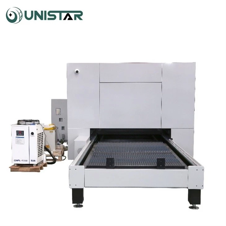 Full Cover Fiber Laser Metal Sheet Cutting Machine