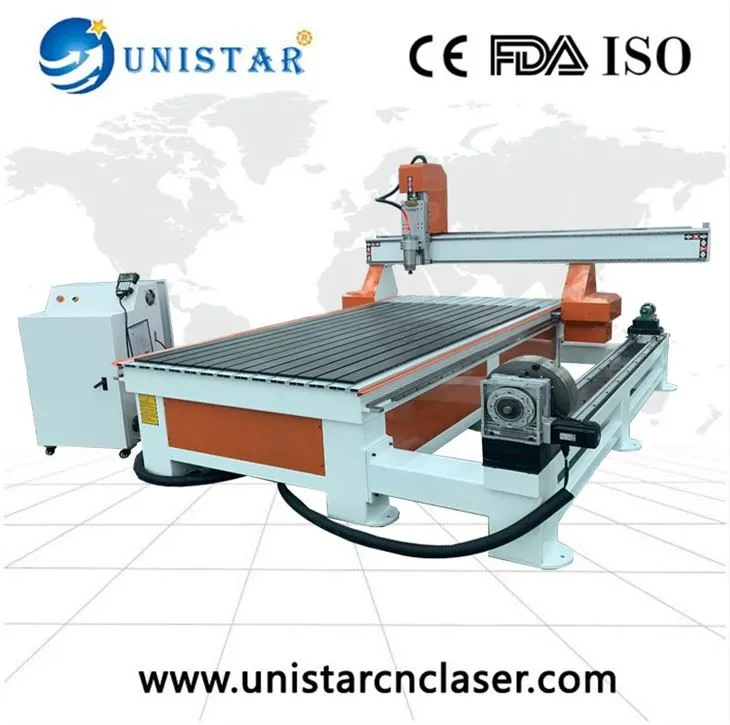 4 Axis Rotary Wood CNC Router/Woodworking T-slot Bed CNC Router 1325 4 Axis Rotary Wood CNC Router/Woodworking T-slot Bed CNC Router 1325